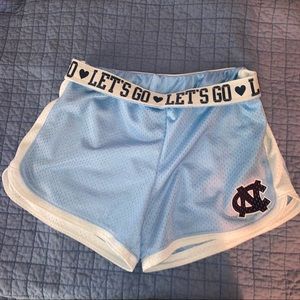 Tar Heels Girl “basketball” shorts